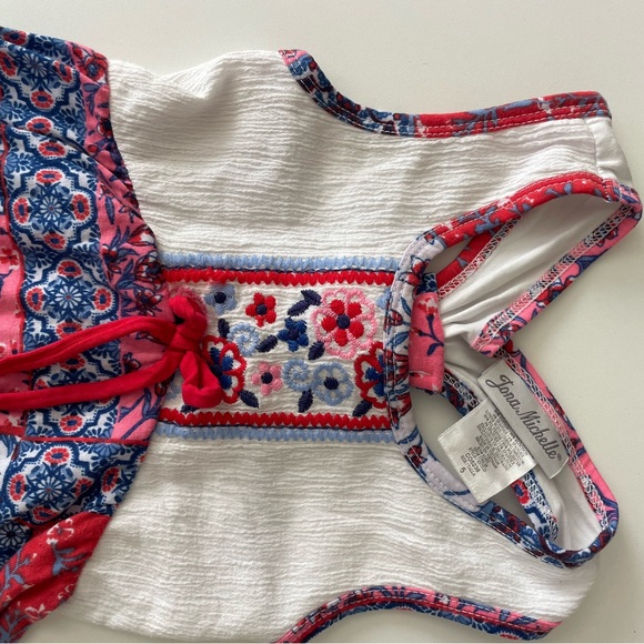 Jona Michelle Pink and Blue Floral Dress - Picture 2 of 5